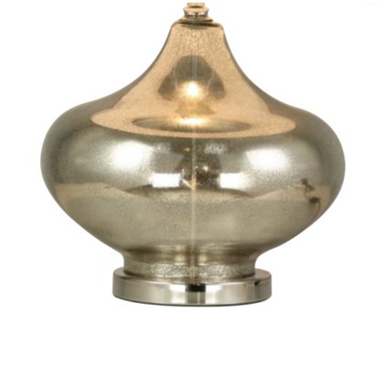 Mercury Tartan Floral Lamp