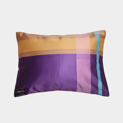 Mid Century Tartan 3 | Velvet Cushion