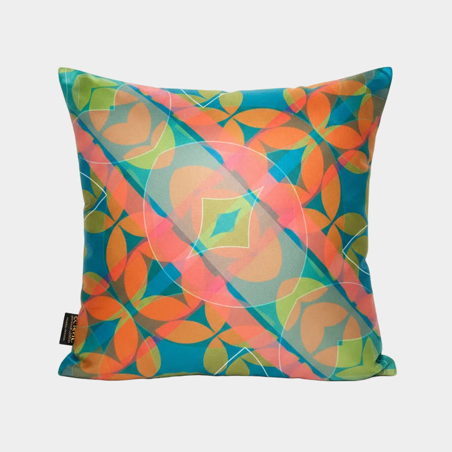 Mid Century Flora | Velvet Cushion