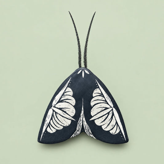 Ceramic Moth Wall Art | Medium IIII