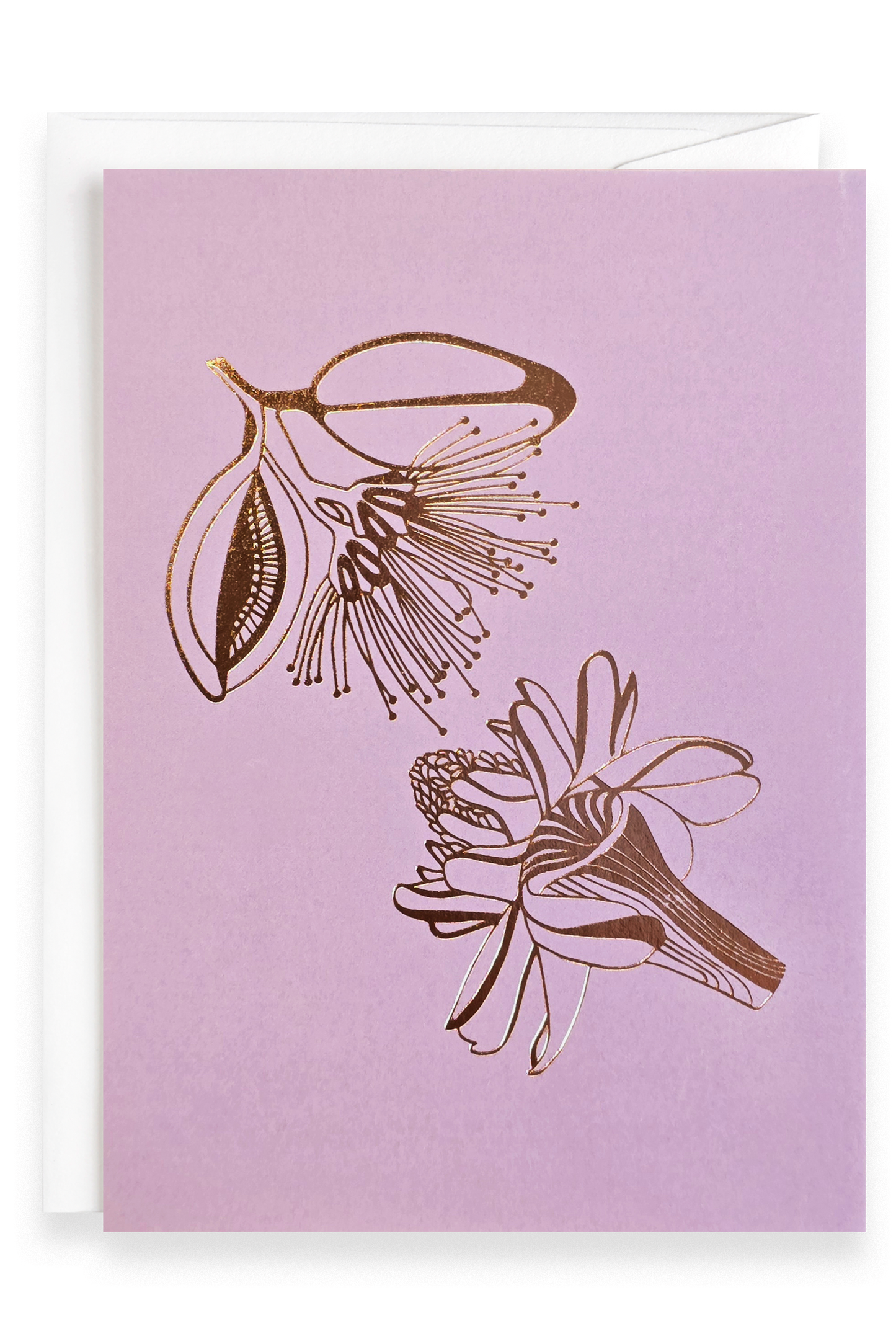 Pohutukawa | Foiled Greeting Card