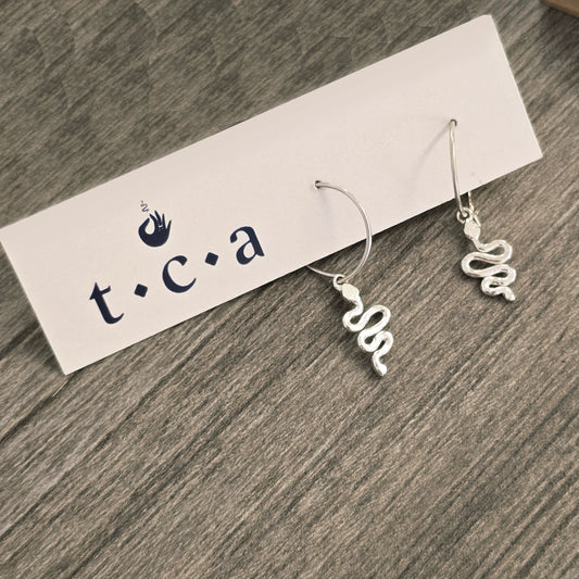 Nagini Snake Hoops | 14mm