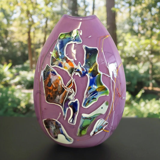 Oval Shard Vase | Pink