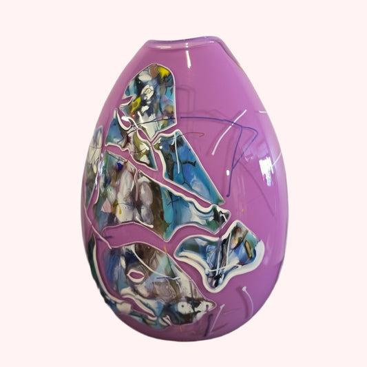 Oval Shard Vase | Pink