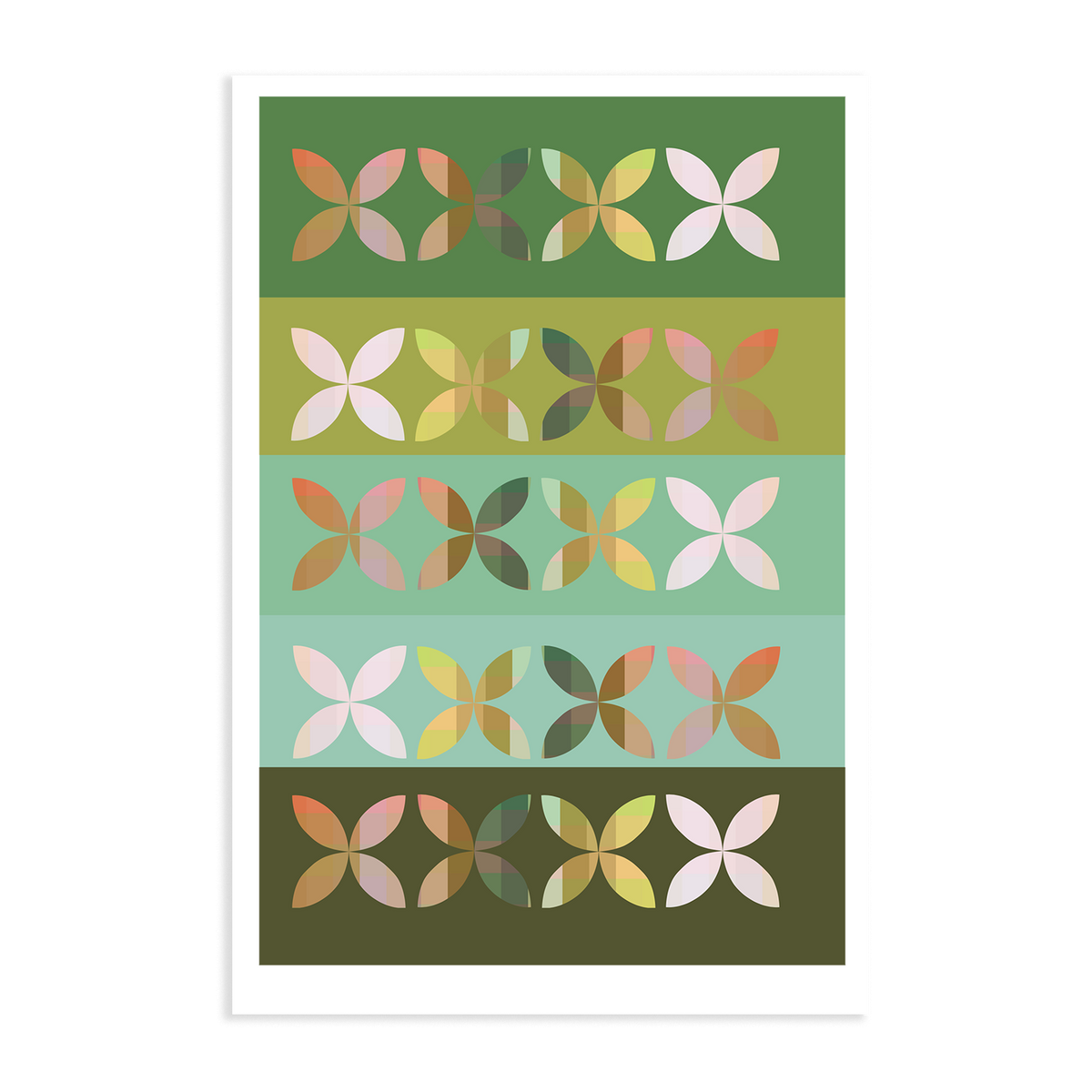 Retro Frangipani | Art Print