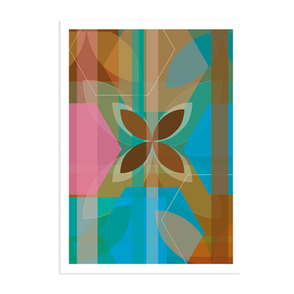 Hexi Floral | Art Print