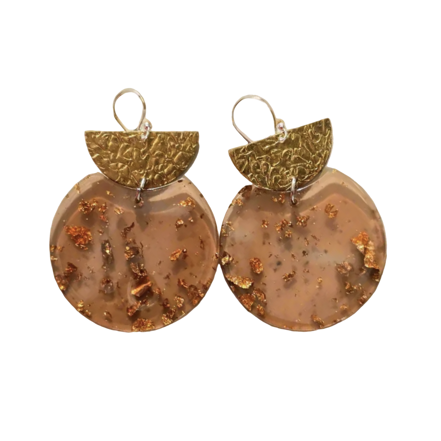 Pale Burnt Orange Earrings