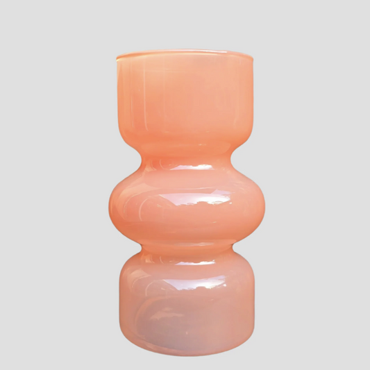 Peach Pink | Glass Vase