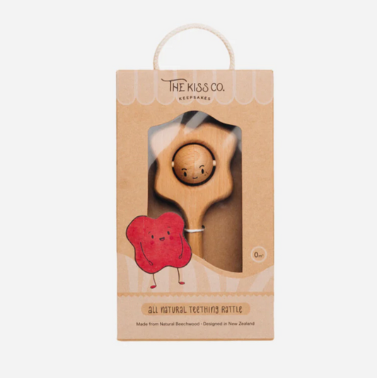 Pēpi Kiss - All Natural Teething Rattle