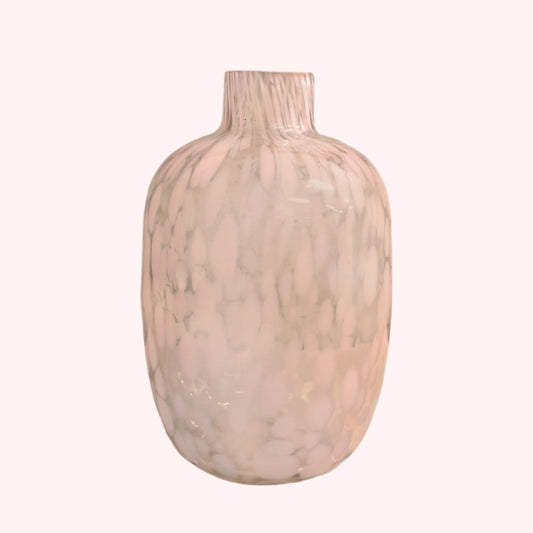 Pink + White Spec Vase