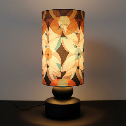 Pop of Flora Linen Lamp
