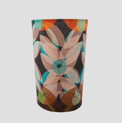 Pop of Flora Linen Lamp