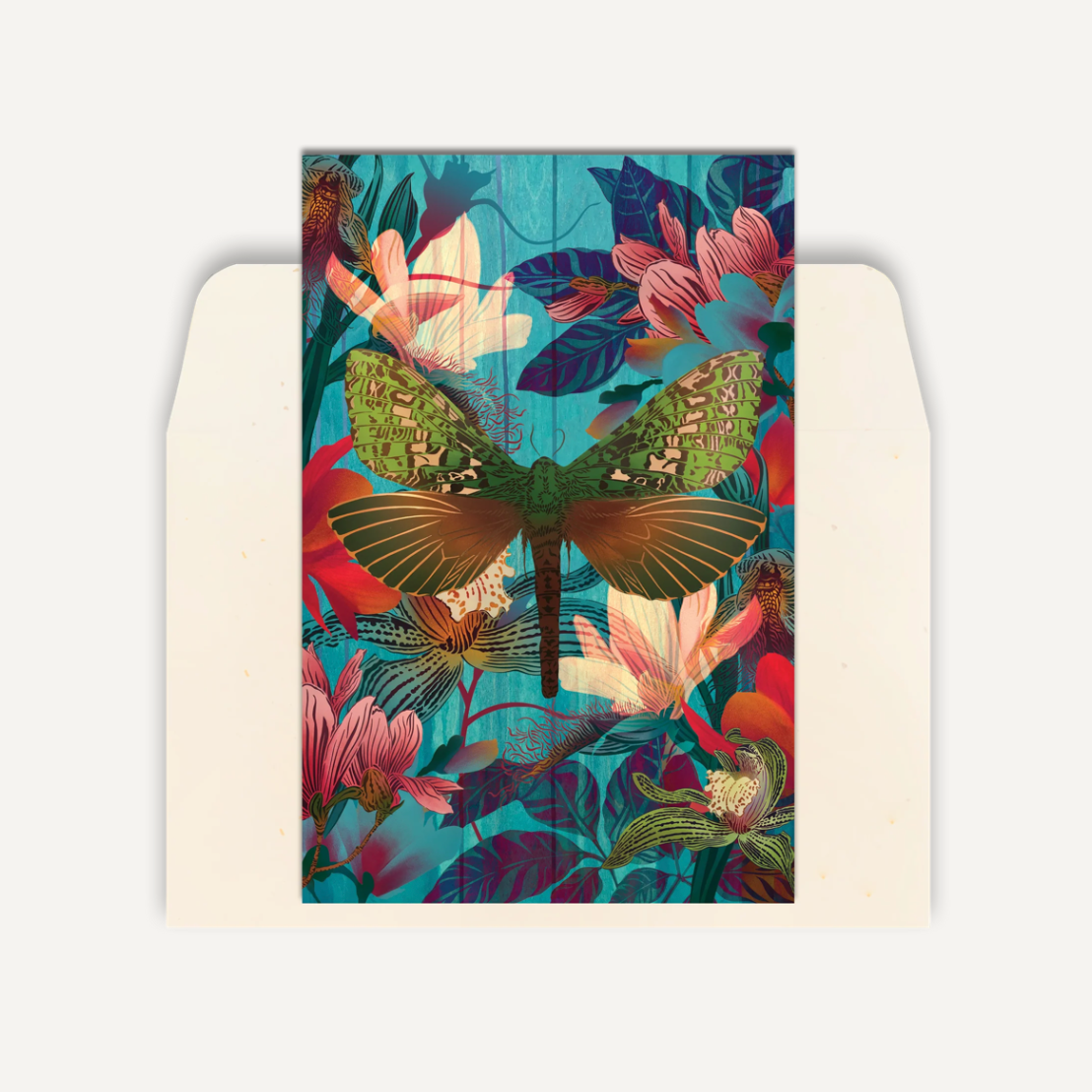 Püriri Moth & Floral | Greeting Card