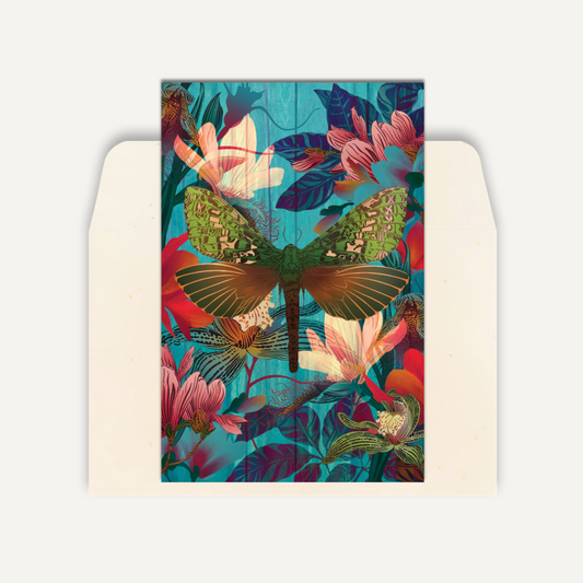 Püriri Moth & Floral | Greeting Card