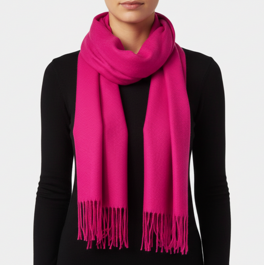 Raspberry Pink Scarf