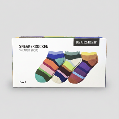 Remember Sneaker Socks | Thick Stripe