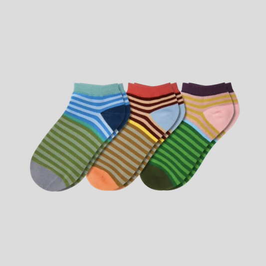 Remember Sneaker Socks | Thin Stripe