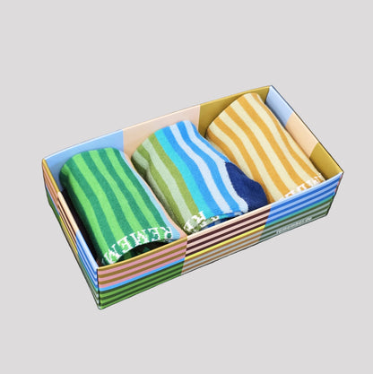 Remember Sneaker Socks | Thin Stripe