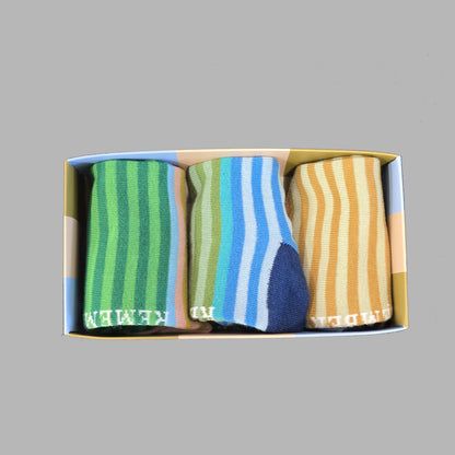 Remember Sneaker Socks | Thin Stripe