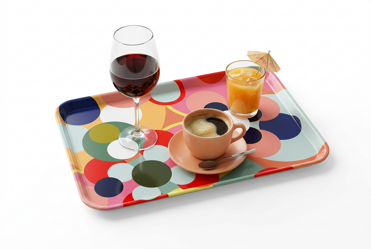 Sushi Retro Stripe Tray