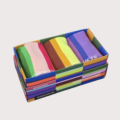Remember Sneaker Socks | Thick Stripe