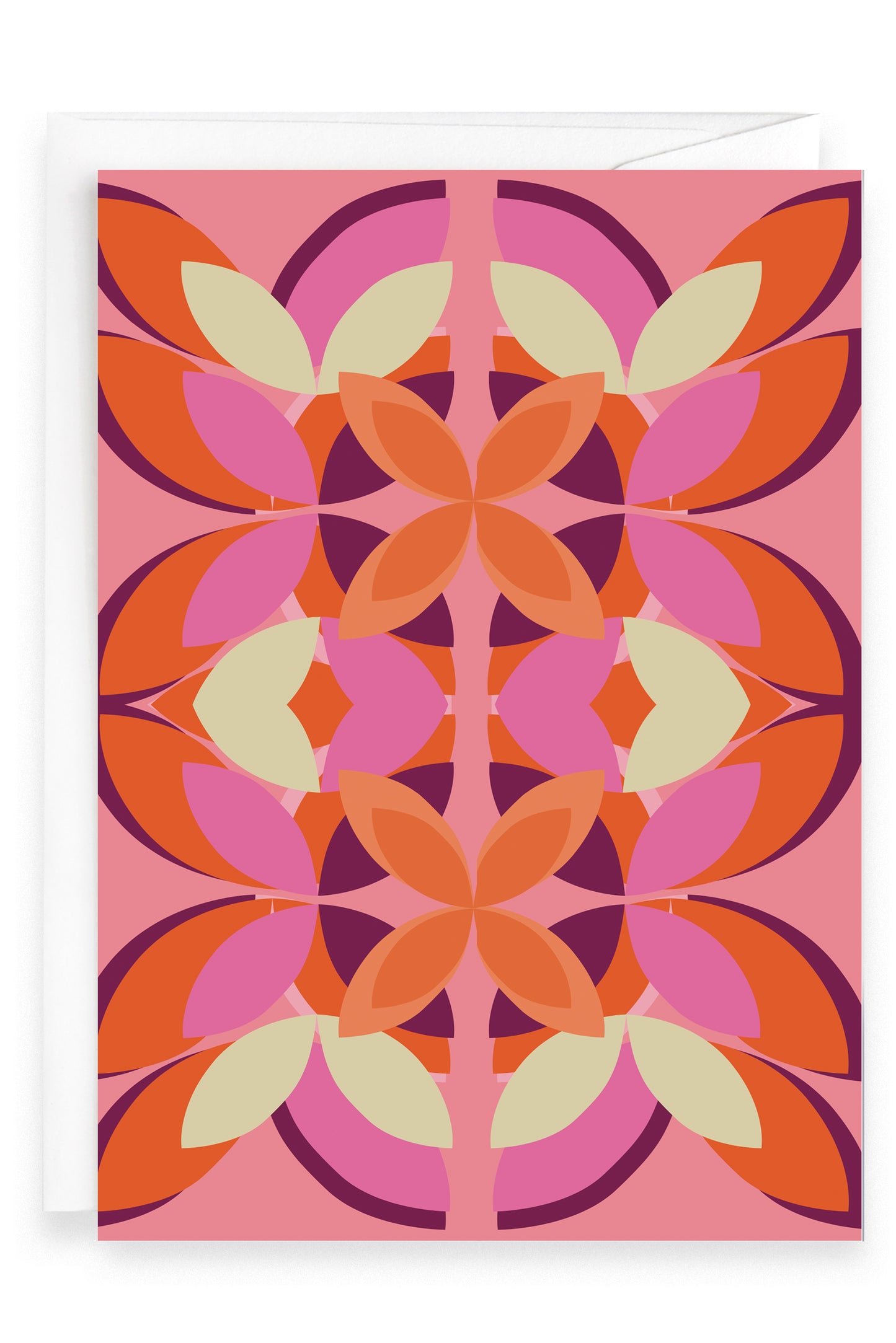 Retro Flora Burst | Greeting Card