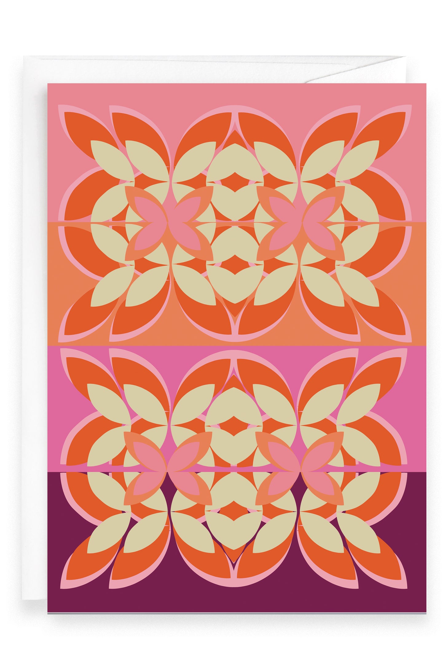 Retro Multi Flora | Greeting Card