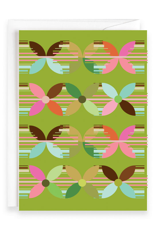 Rainbow Petals  | Greeting Card