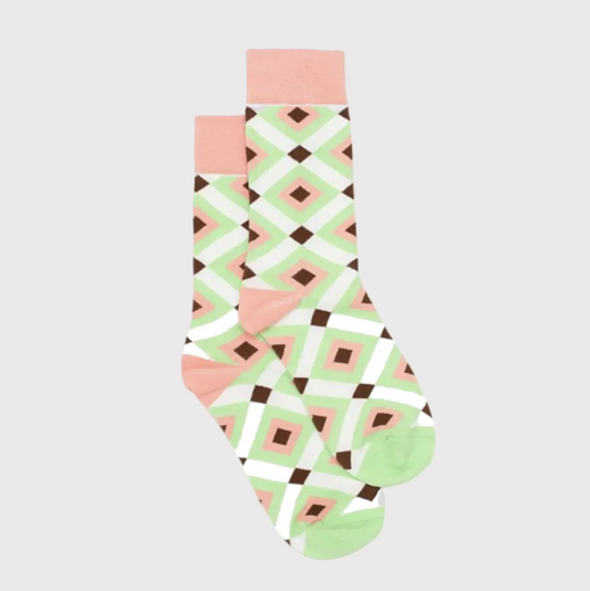 Retro Diamond Socks
