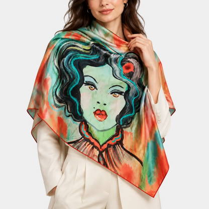 Rhonda Silk Scarf