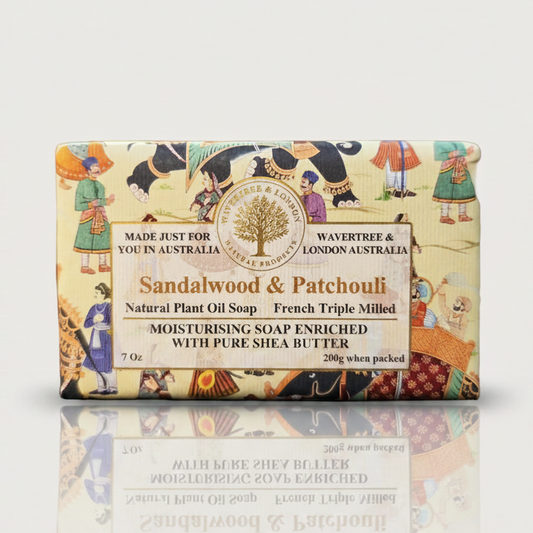 Sandalwood & Patchouli Soap Bar 200g