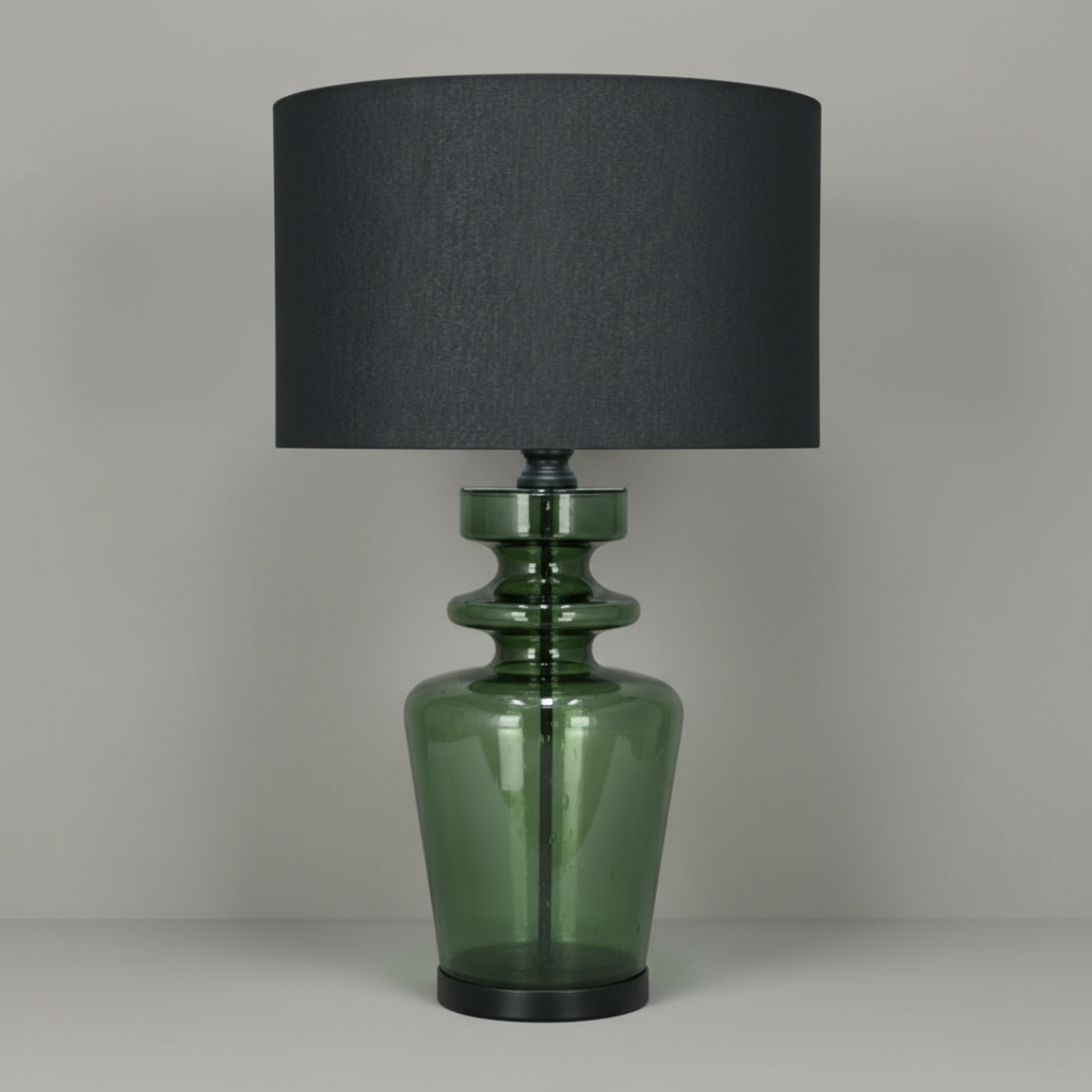 Emerald Table Lamp | Black Shade