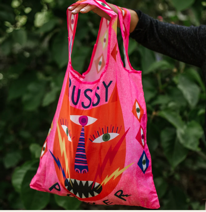 Pussy Power Reusable Shopping Bag | Studio Soph