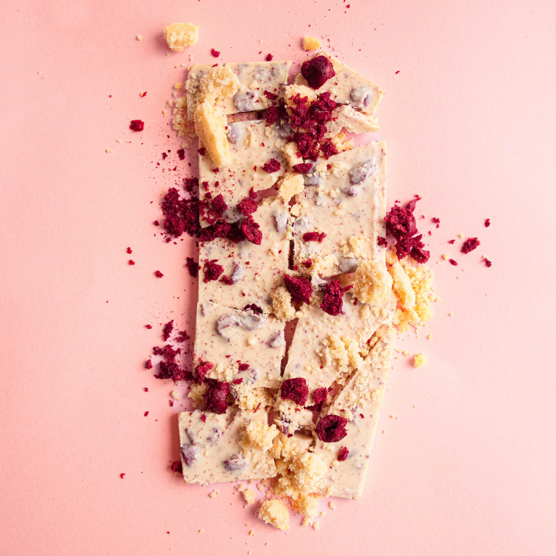 Shortbread + Cherries | Chocolate Bar