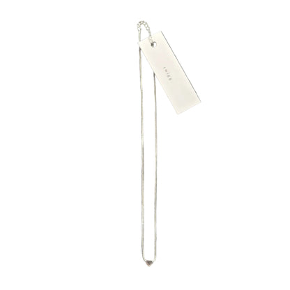 Solo Heart Necklace | Silver