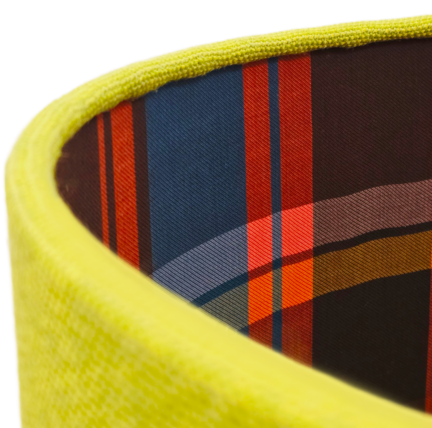 Mercury Chartreuse Tartan Lamp