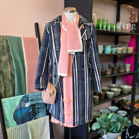 Tartan Trench Jacket | Pre Loved