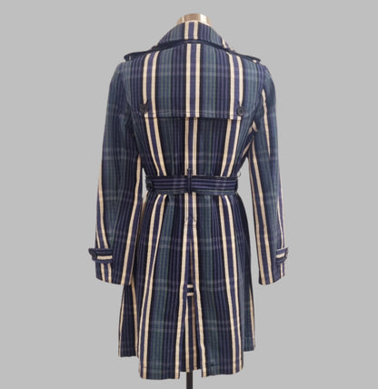 Tartan Trench Jacket | Pre Loved