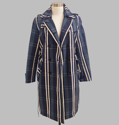 Tartan Trench Jacket | Pre Loved