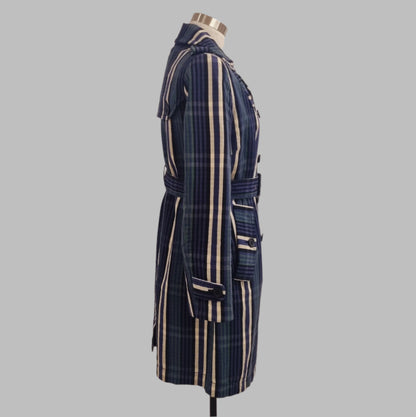 Tartan Trench Jacket | Pre Loved