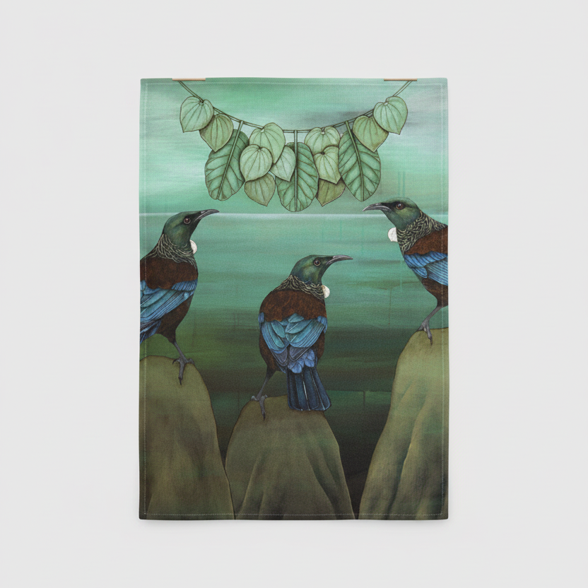Tea Towel | Tui+ the Kawakawa Necklace