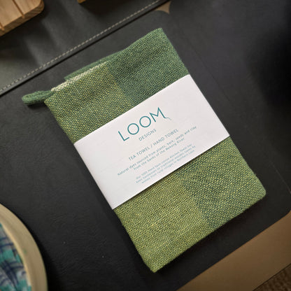 Tea Towel | Green on Green
