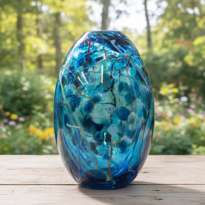 Tear Drop Vase | Ocean Blue