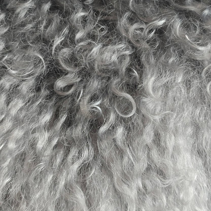 Tibetan Lambskin Rug | Charcoal