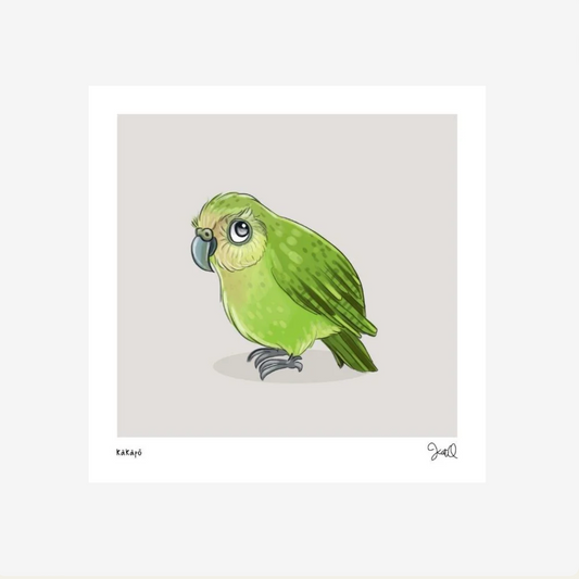 Kakapo Print | Kat Quin