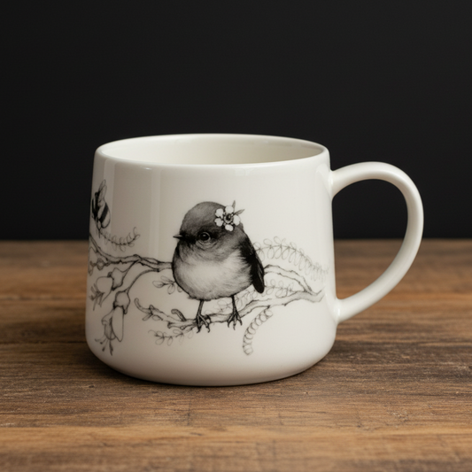 So this is Love Miromiro/tomtits Mug | Kathy Hayward