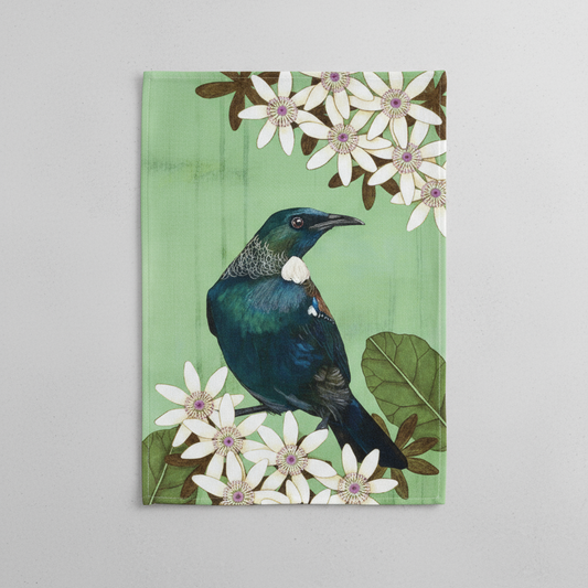 Tea Towel | Tui in the Sky Flowers