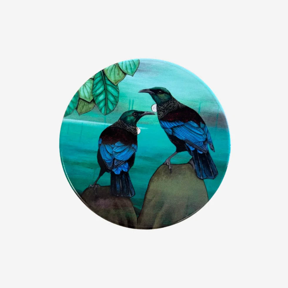 Ceramic Coaster | Tui Birds