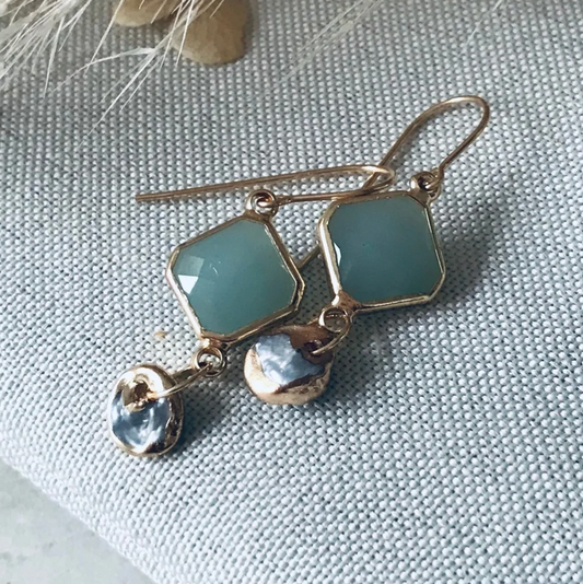 Audrey Ovalled Earrings