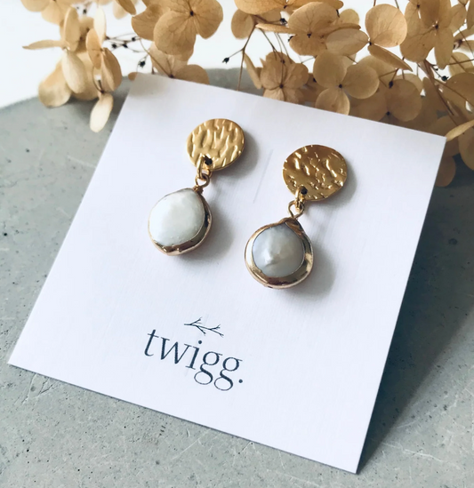 Coco Pearl Stud Earrings